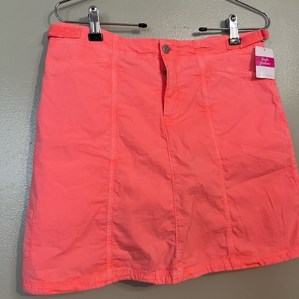 Fresh Produce Womens Pink Cotton Skort  Summer vacation Casual Skort Boho S NWT